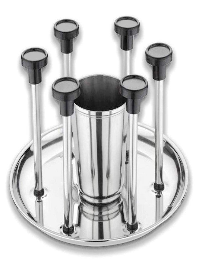 سكاي زون حامل ملاعق وأكواب من الفولاذ المقاوم للصدأ من سكاي زون - حامل أدوات المائدة/حامل لطاولة المطبخ/الطعام - Image 3